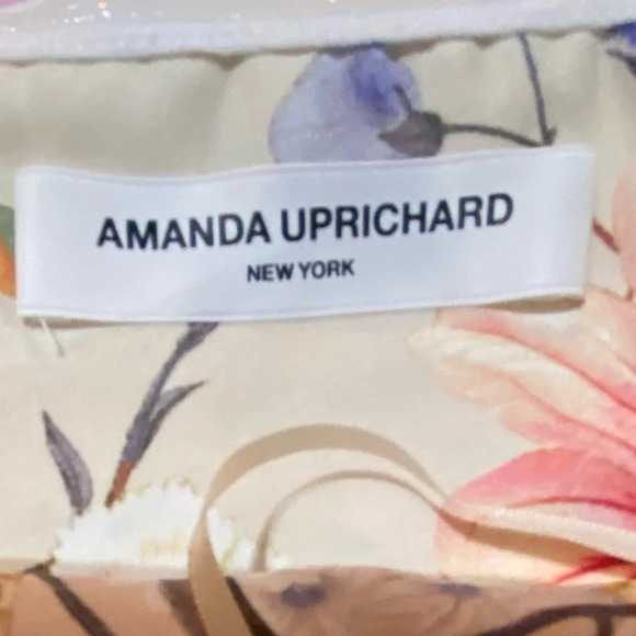 Amanda Uprichard Romola Corset Top in Orchid Floral Sz M - Picture 6 of 7